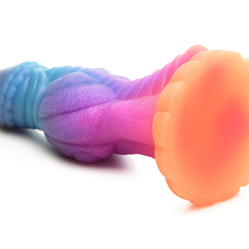 CREATURE COCKS GALACTIC COCK ALIEN GLOW IN THE DARK DILDO - XRAH290