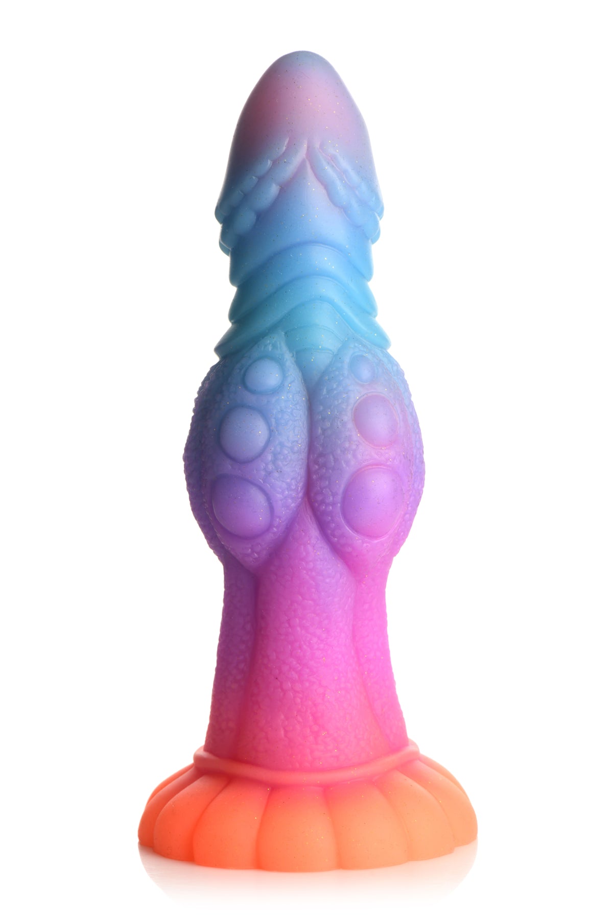 CREATURE COCKS GALACTIC COCK ALIEN GLOW IN THE DARK DILDO - XRAH290