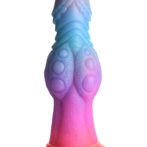 CREATURE COCKS GALACTIC COCK ALIEN GLOW IN THE DARK DILDO - XRAH290