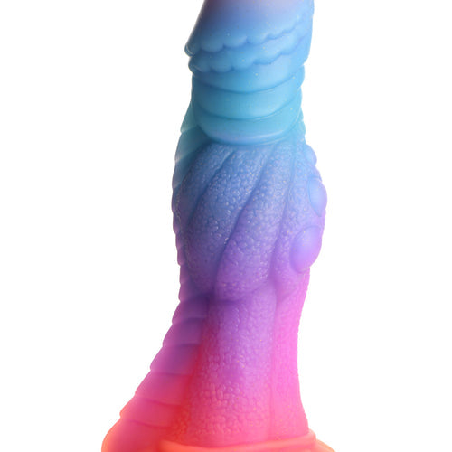CREATURE COCKS GALACTIC COCK ALIEN GLOW IN THE DARK DILDO - XRAH290