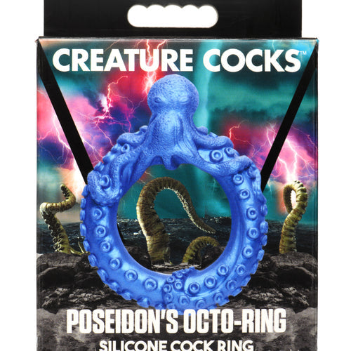 CREATURE COCKS POSEIDON'S OCTO -RING SILICONE COCK RING - XRAH295