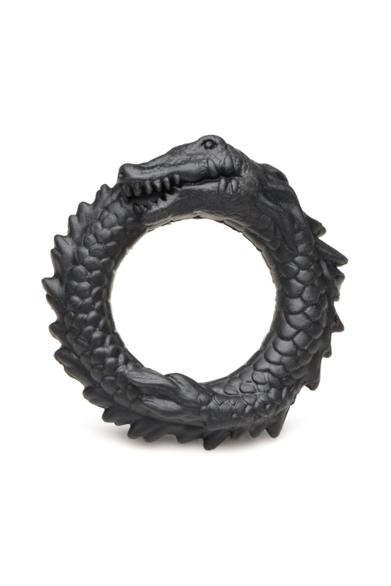 CREATURE COCKS BLACK CAIMAN COCK RING - XRAH297