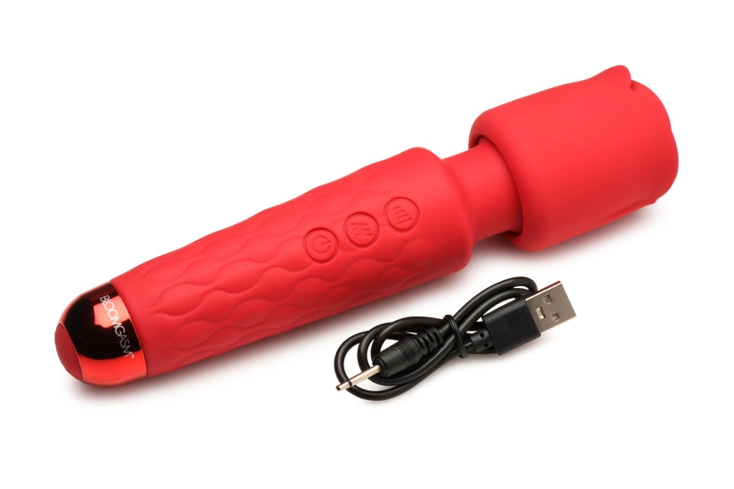 BLOOMGASM PLEASURE ROSE WAND 10X W/ ROSE ATTACHMENT - XRAH318