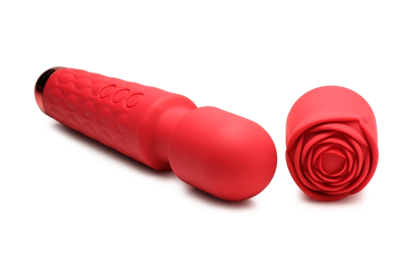 BLOOMGASM PLEASURE ROSE WAND 10X W/ ROSE ATTACHMENT - XRAH318
