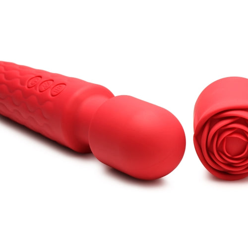 BLOOMGASM PLEASURE ROSE WAND 10X W/ ROSE ATTACHMENT - XRAH318