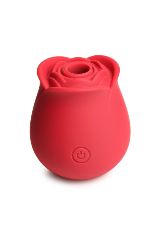 BLOOMGASM THE PERFECT ROSE CLIT STIMULATOR RED - XRAH340RED