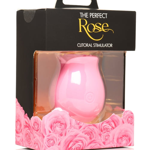 BLOOMGASM THE PERFECT ROSE CLIT STIMULATOR PINK - XRAH340PNK