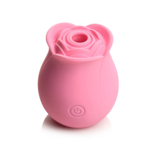 BLOOMGASM THE PERFECT ROSE CLIT STIMULATOR PINK - XRAH340PNK