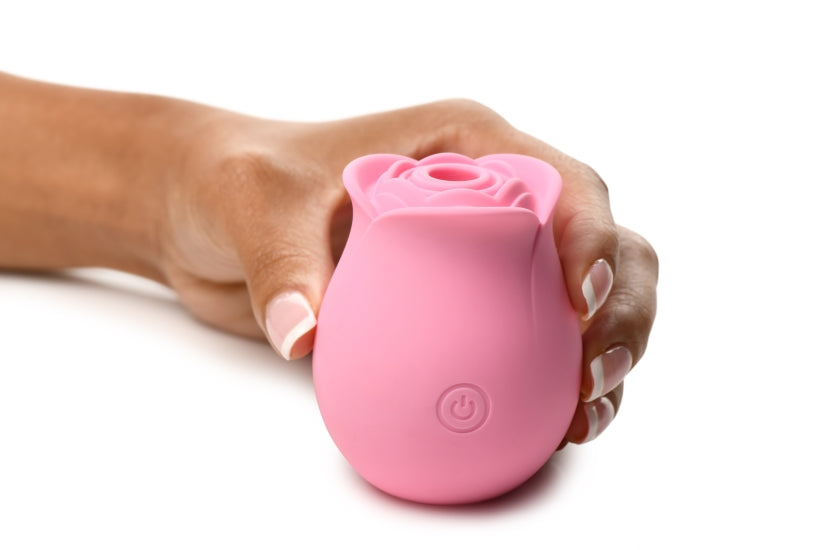 BLOOMGASM THE PERFECT ROSE CLIT STIMULATOR PINK - XRAH340PNK