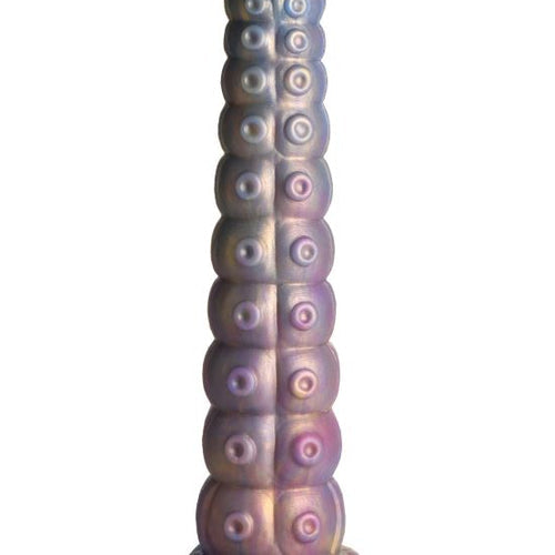 CREATURE COCKS DEEP INVADER TENTACLE OVIPOSITOR SILICONE DILDO W/ EGGS - XRAH407