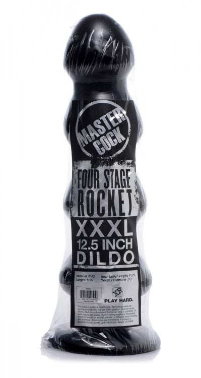 MASTER COCK FOUR STAGE ROCKET 12IN DILDO - XRGD100