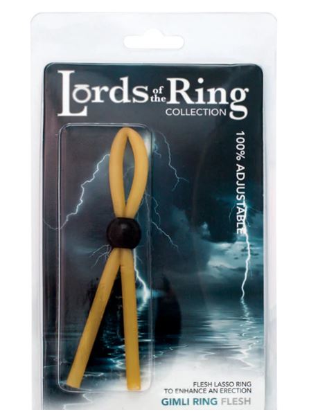 LORDS OF THE RING GIMLI COCK RING CLEAR - FRRING014007