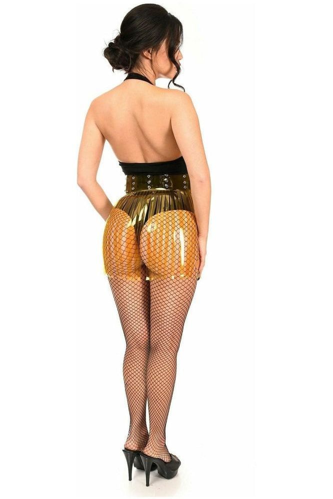 Yellow Clear Fringe Skirt