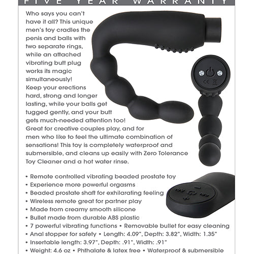 ZERO TOLERANCE THE EMPEROR PROSTATE TOY - ENZEAP36192