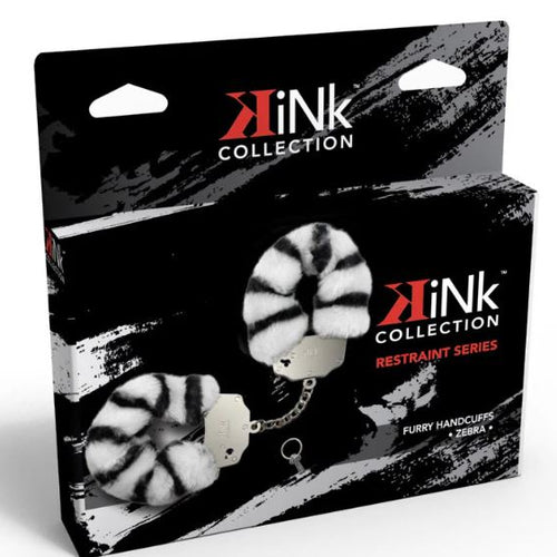 KINK COLLECTION FURRY HANDCUFF ZEBRA - FRKINK002007