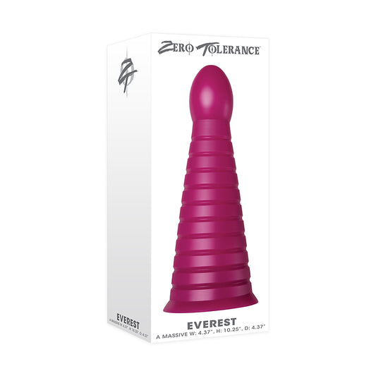 Zero Tolerance Everest Advanced Cone-Shaped Anal Plug Burgundy-Pinkfoxxx