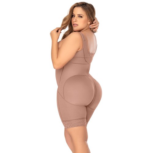 Cross Back Support Mid Leg Shapewear