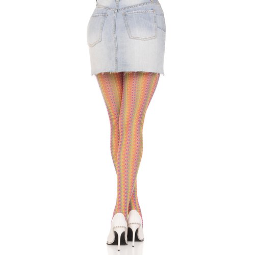 Acadia Rainbow Net Tights - 9732      10122