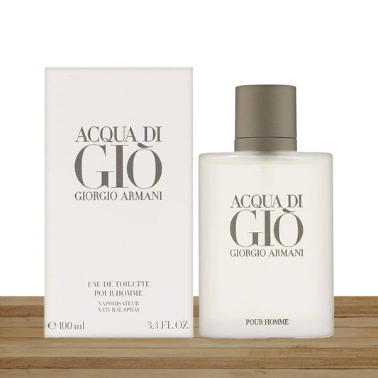 ACQUA DI GIO 3.4OZ, MEN'S PERFUME, EDT-Pinkfoxxx