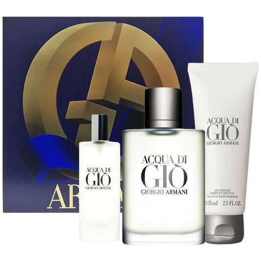 ACQUA DI GIO 3PC SET, MEN'S GIFT SET-Pinkfoxxx