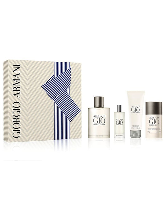 ACQUA DI GIO 4PC SET, MEN'S GIFT SET, EDT-Pinkfoxxx