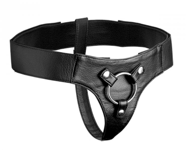 STRAP U DOMINA WIDE BAND STRAP ON HARNESS - XRAD917