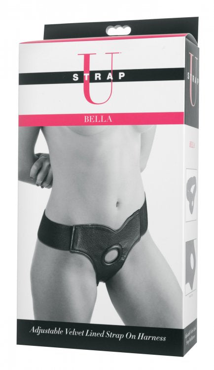 STRAP U FLEECE LINED LEATHER STRAP ON - XRAD928