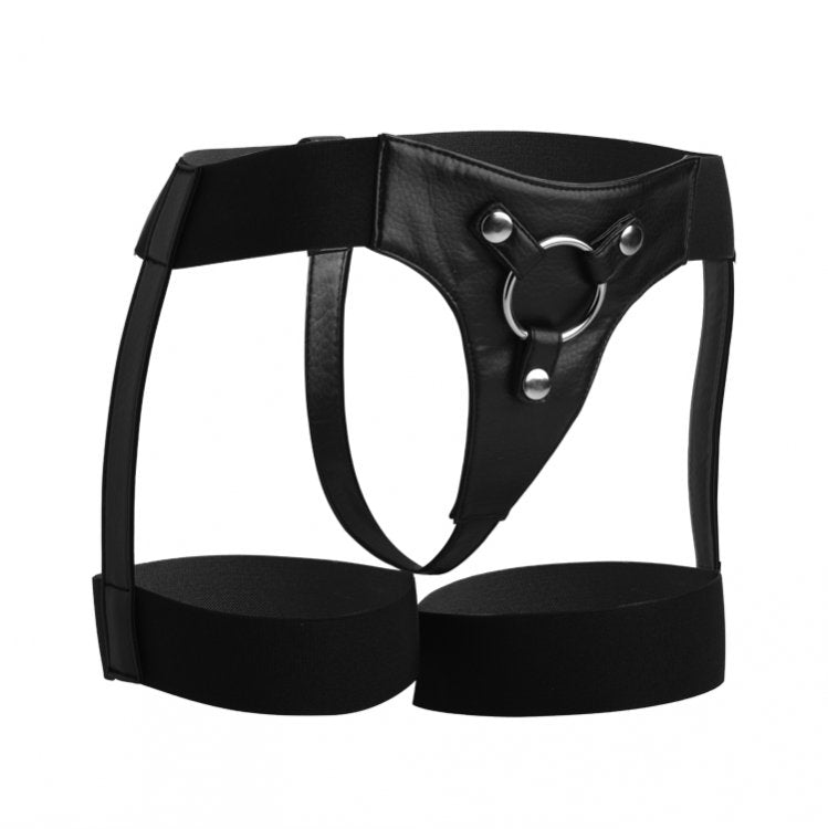 STRAP U BARDOT GARTER BELT STYLE STRAP ON HARNESS - XRAD975