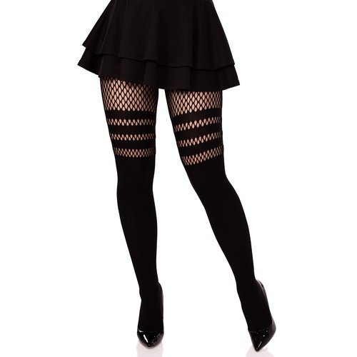 Ada Tights with Fishnet Accent - 9999      00122