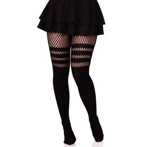 Ada Tights with Fishnet Accent - 9999      00122