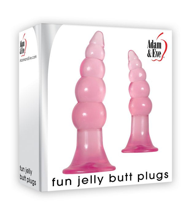ADAM & EVE JELLY BUTT PLUG SET - ENAEWF26812