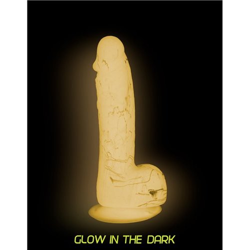 ADDICTION BRANDON 7.5IN PINK GLOW IN THE DARK - BMS87516