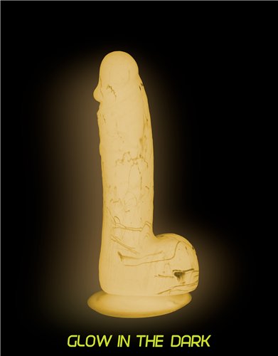 ADDICTION BRANDON 7.5IN PINK GLOW IN THE DARK - BMS87516
