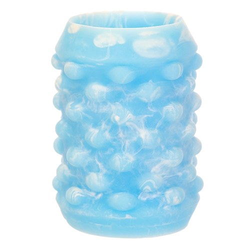 Addiction Silicone Stroker Glow in the Dark-Blue