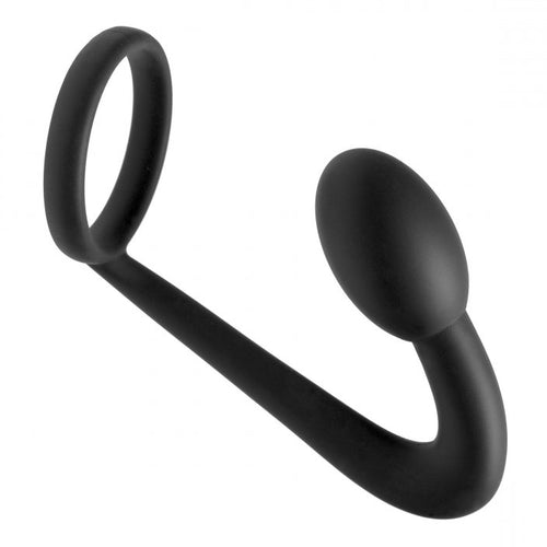MASTER SERIES PROSTATIC PLAY EXPLORER C RING & PROSTATE PLUG - XRAE389