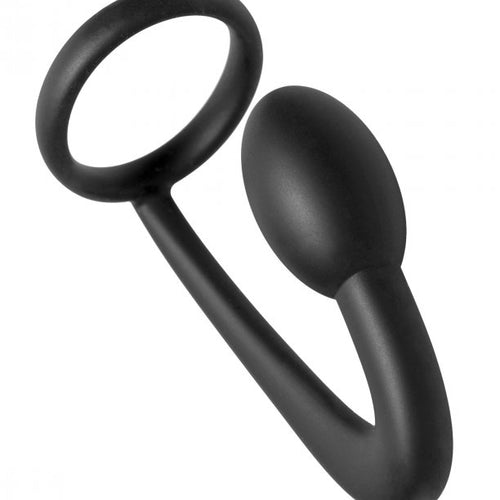 MASTER SERIES PROSTATIC PLAY EXPLORER C RING & PROSTATE PLUG - XRAE389