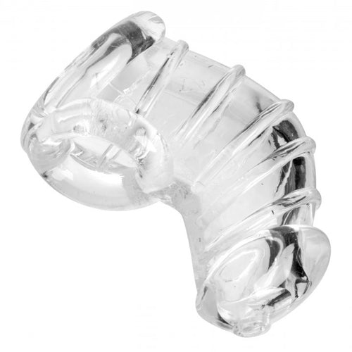 MASTER SERIES DETAINED CHASTITY CAGE - XRAE408