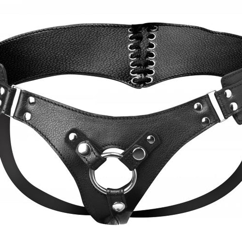 STRAP U BODICE CORSET STYLE STRAP ON HARNESS - XRAE571