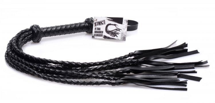STRICT 8 TAIL BRAIDED FLOGGER - XRAE893