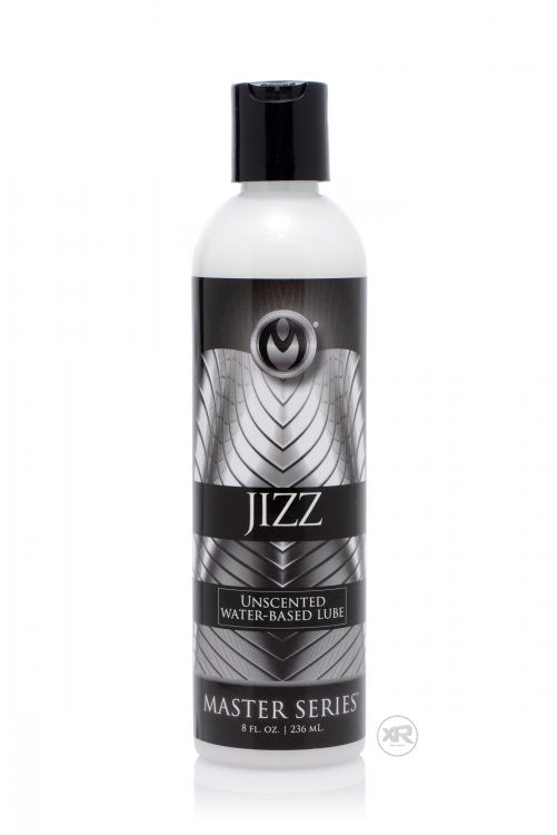 MASTER SERIES JIZZ UNSCENTED WATER-BASED LUBE 8OZ - XRAF340