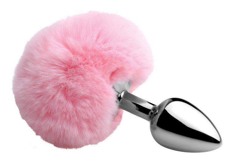 TAILZ PINK FLUFFY BUNNY TAIL ANAL PLUG - XRAF432