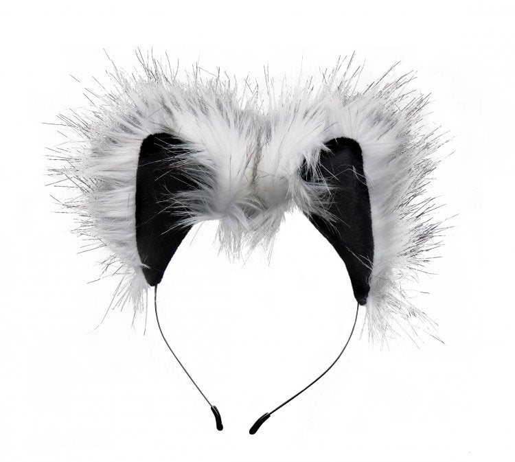 TAILZ GREY WOLF TAIL & EARS SET - XRAF602
