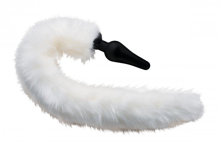 TAILZ WHITE FOX TAIL & EARS SET - XRAF603