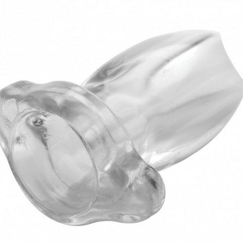 MASTER SERIES GAPE GLORY CLEAR HOLLOW ANAL PLUG - XRAF816LG
