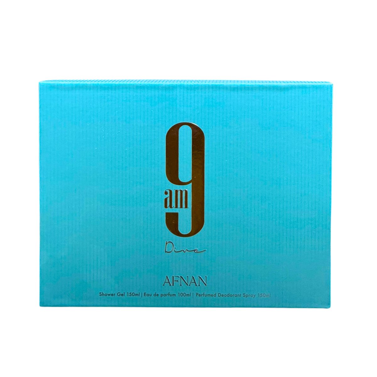 AFNAN 9AM DIVE 3PC SET, UNISEX GIFT SET, EDP-Pinkfoxxx