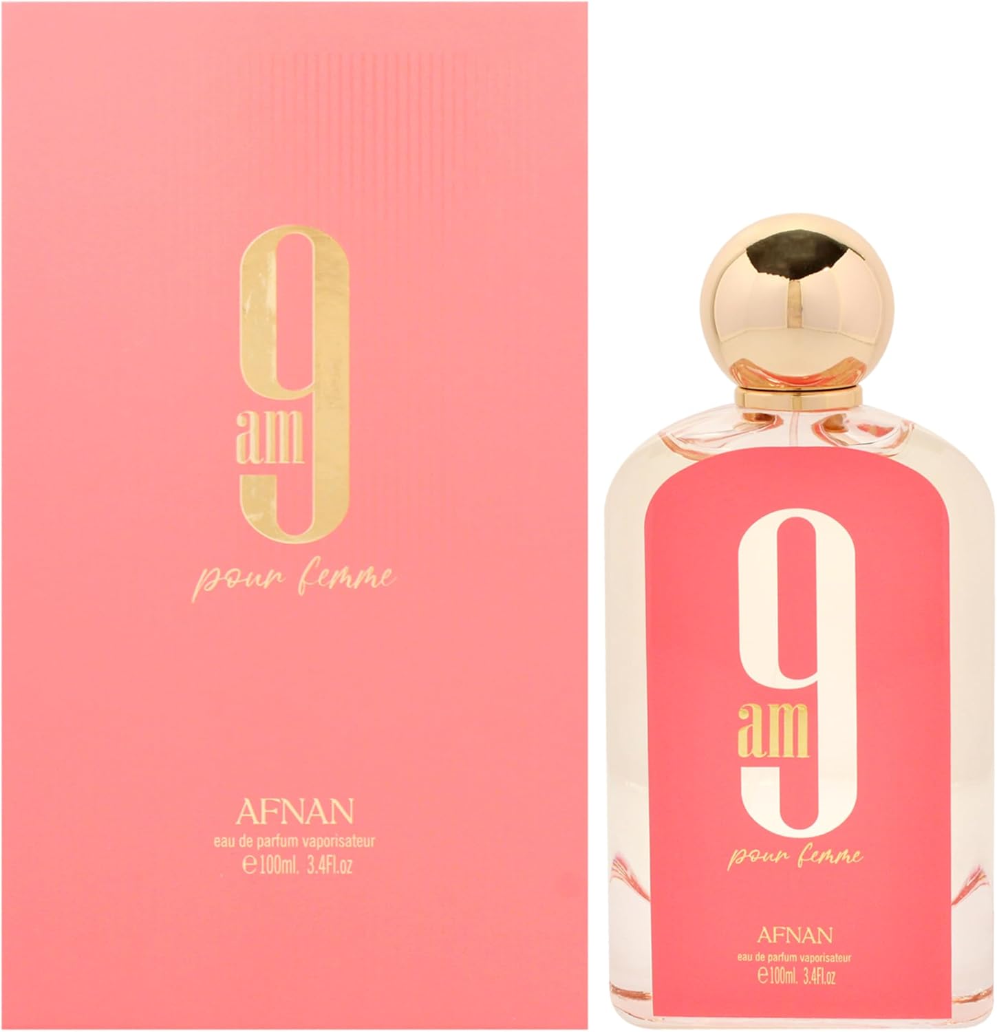 AFNAN 9AM FEMME 3.4OZ, WOMEN'S PERFUME, EDP-Pinkfoxxx