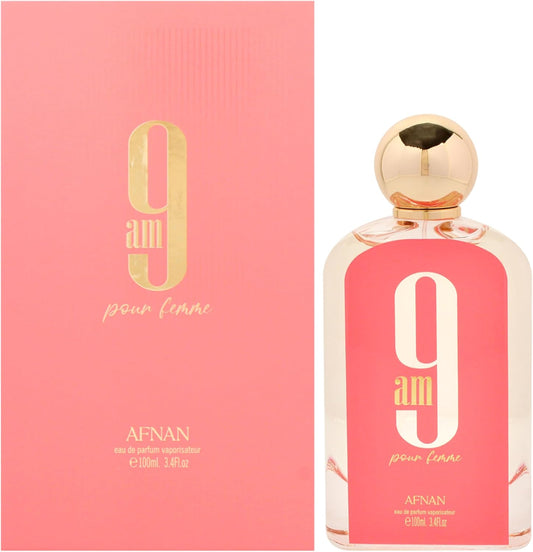 AFNAN 9AM FEMME 3.4OZ, WOMEN'S PERFUME, EDP-Pinkfoxxx