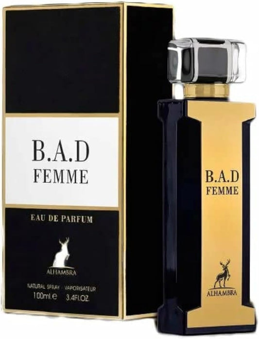 AL HAMBRA B.A.D FEMME 3.4OZ, WOMEN'S PERFUME, EDP-Pinkfoxxx