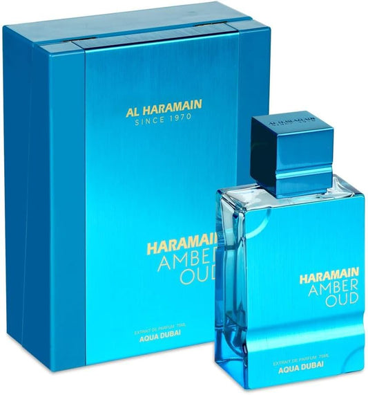 AL HARMAIN AMBER OUD AQUA DUBAI EXTRAIT 2.5OZ,MEN'S PERFUME, EDP-Pinkfoxxx