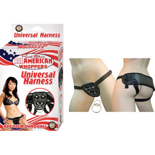 ALL AMERICAN WHOPPERS UNIVERSAL HARNESS BLACK